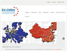 Tablet Screenshot of eu-china-twinning.org